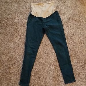 Motherhood Maternity dark green jeans size xs